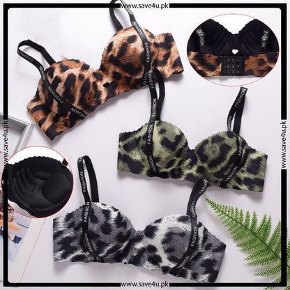 New padded Cheeta Printed Design Bra