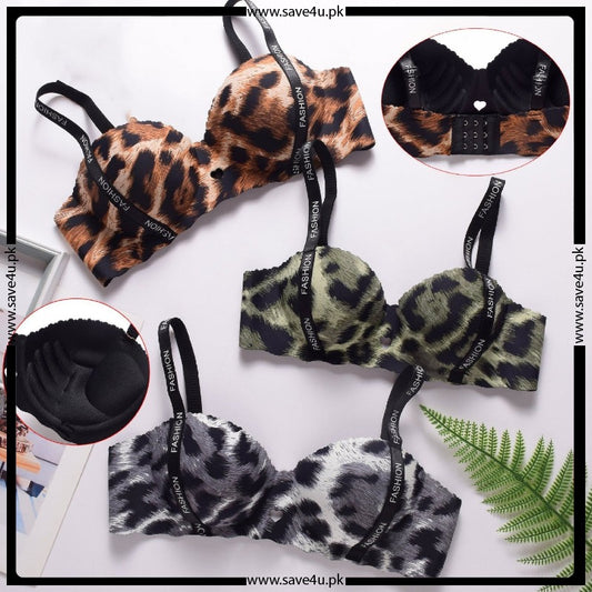 New padded Cheeta Printed Design Bra