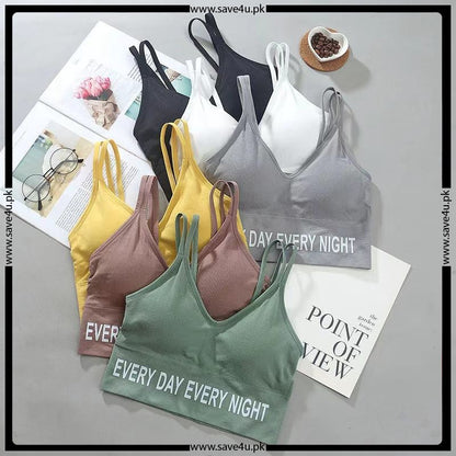 Wireless Everyday Cotton Bra with Soft Pads