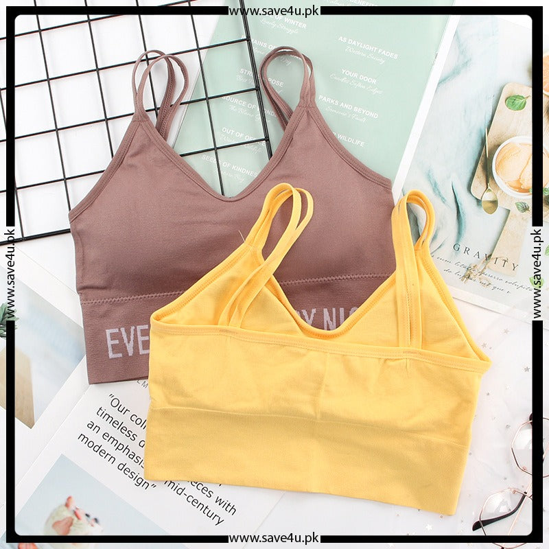 Wireless Everyday Cotton Bra with Soft Pads
