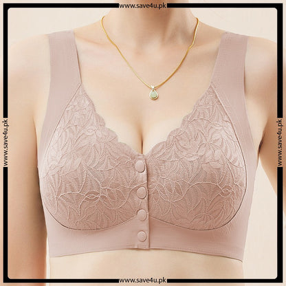 Front Open Lightly Padded Comfort Bra