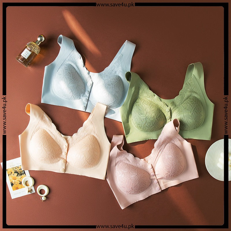 Front Open Lightly Padded Comfort Bra