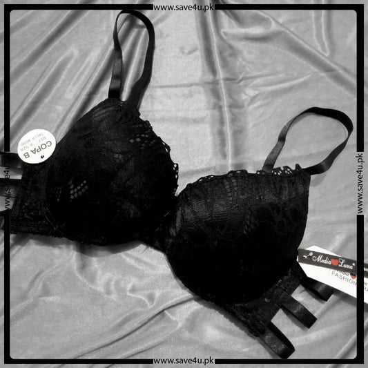 Gorgeous Allure Lace Trim Push-Up Bra