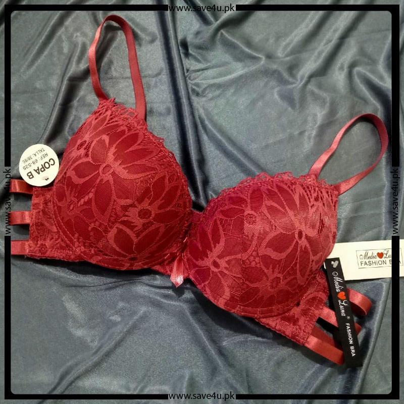 Gorgeous Allure Lace Trim Push-Up Bra
