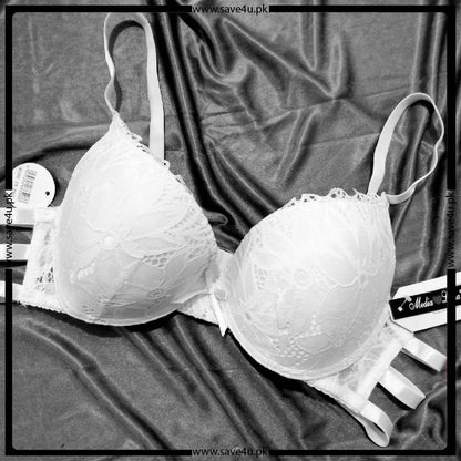 Gorgeous Allure Lace Trim Push-Up Bra