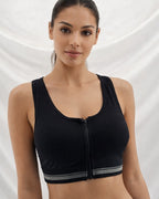 Front Zip Sports Bra