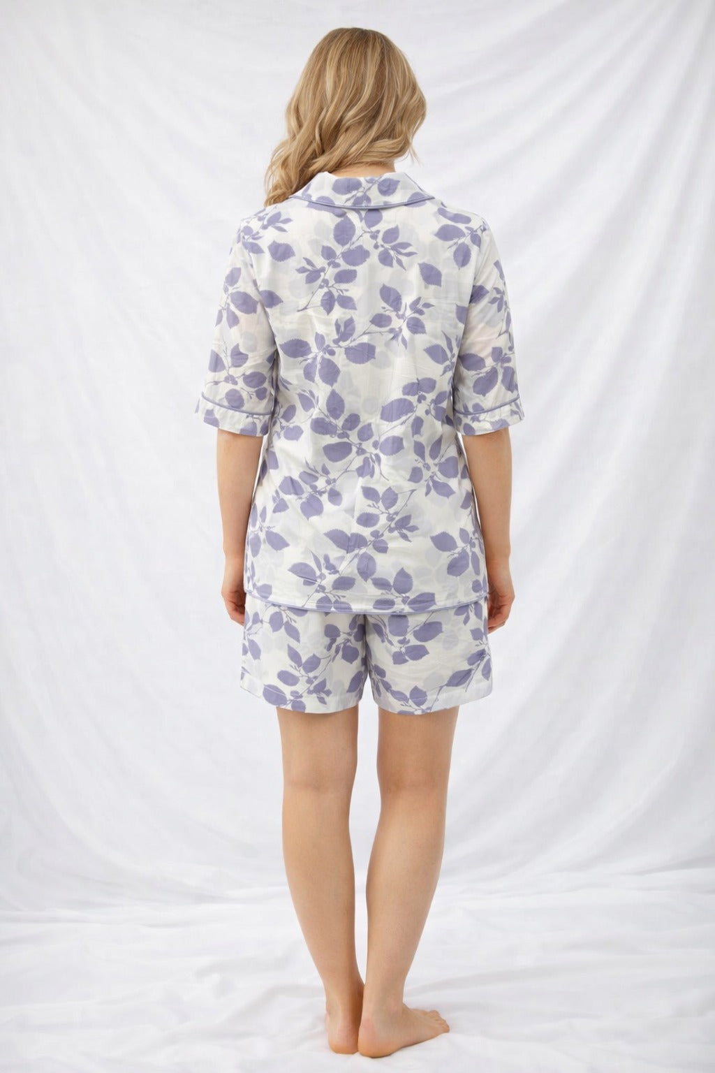 Women's Printed Cotton Night Suit Set