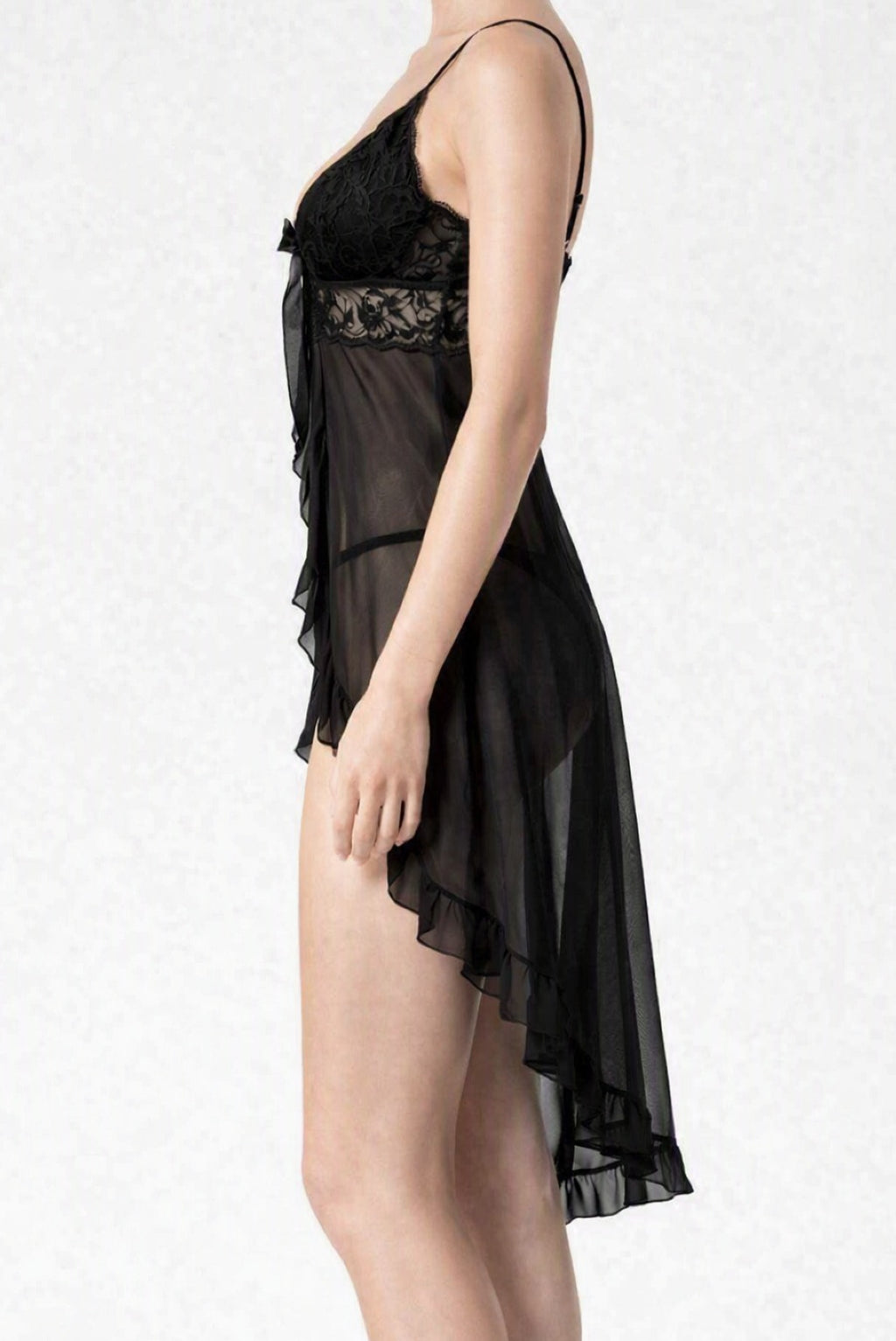 Ruby Allure Lace Babydoll Nightdress