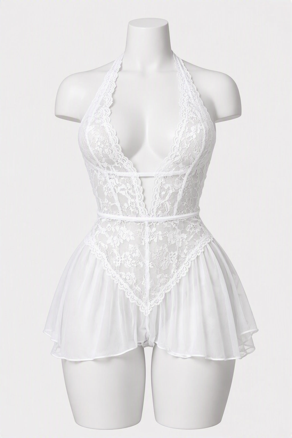 Crimson Beauty Babydoll Set