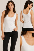 LuxeComfort Lace Trim Camisole