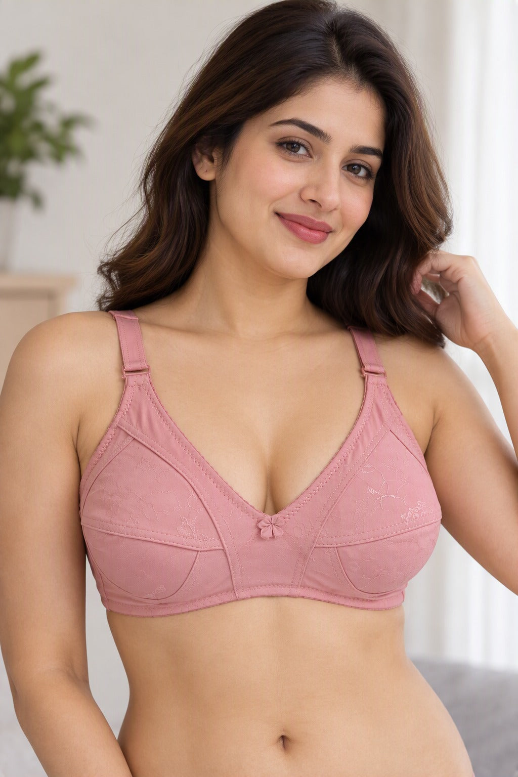 Jersey Cotton Wireless Non-Padded Bra