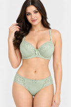Rose Charm Lace Padded Bra & Panty Set