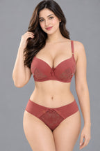 Elegant Bow Lace Bra & Panty Set
