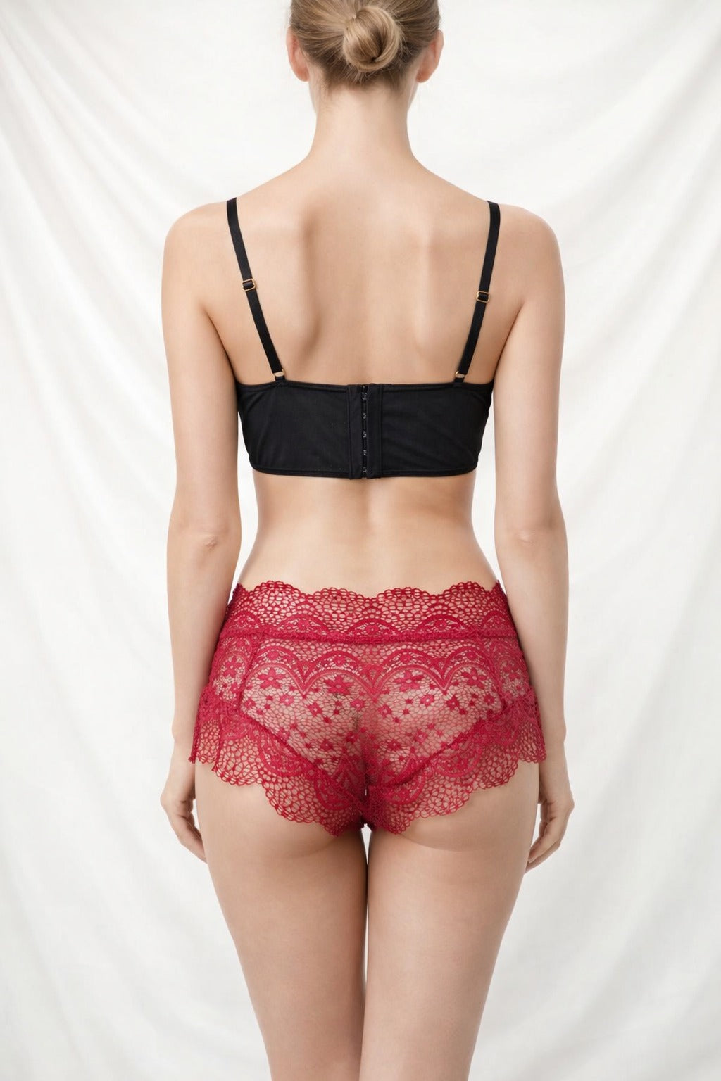 Stylish Lace See Through Lingerie Set