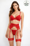 Soft Lingerie With Garter Set