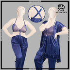 Gentle Touch Satin Silk Pajama Set