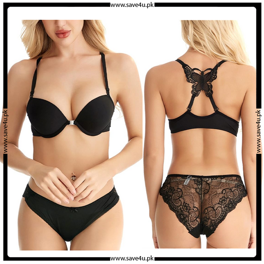 Push-up Front Open Butterfly Back Set