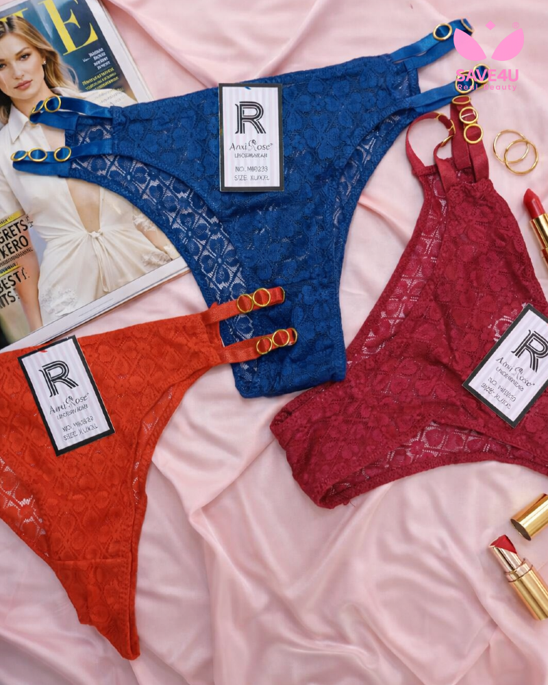 Ring Lace Thong Panties