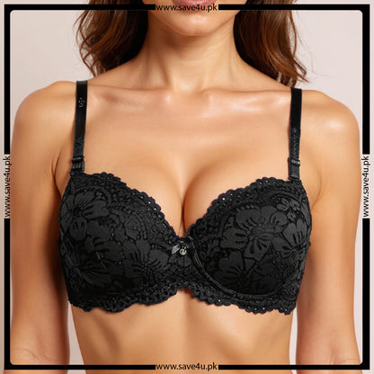 Full Lace Wired Double Padded Bra