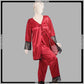 Elegant Nightie Satin SIlk Smooth Pajama Set