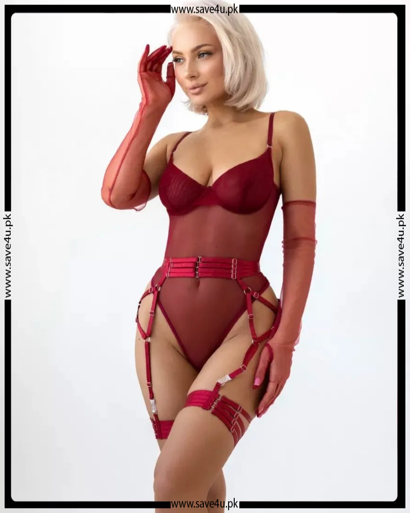 Desire Burgundy Elegance Set