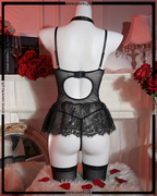 Noir Charm Garter Set