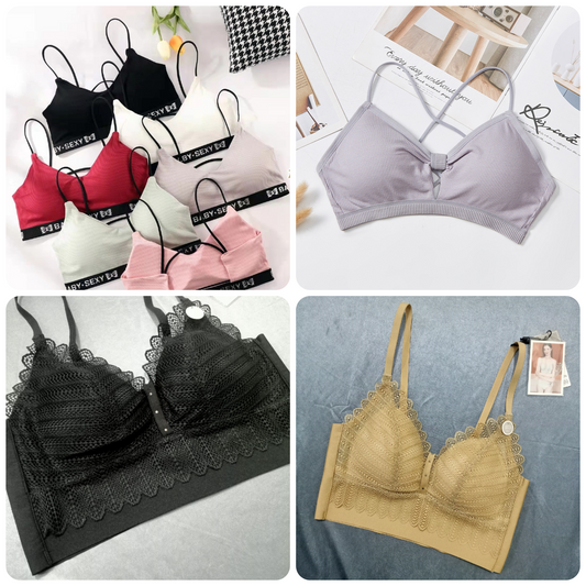 Pack of 2 Thin Padded Wireless Bra