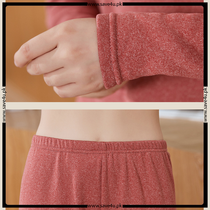 Ultra-SoftThermal Warm Fleece Pajama Suit