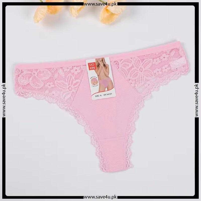 Pack of 2 Soft Touch Lacy Thongs