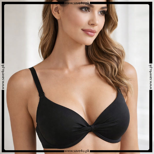 Thin Padded Push Up Plain Bra