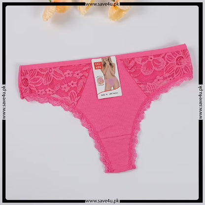 Pack of 2 Soft Touch Lacy Thongs