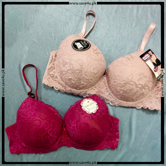 Pack Of 2 Lace Padded Bra