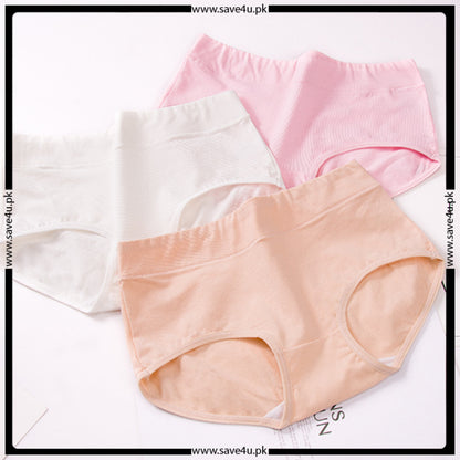 Pack of Comfy Breif Soft Cotton Elegant Panties