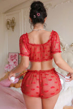 Sweetheart Mesh 2-Piece Set