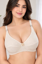 Printed Non Padded Soft Nylon Everyday Bra