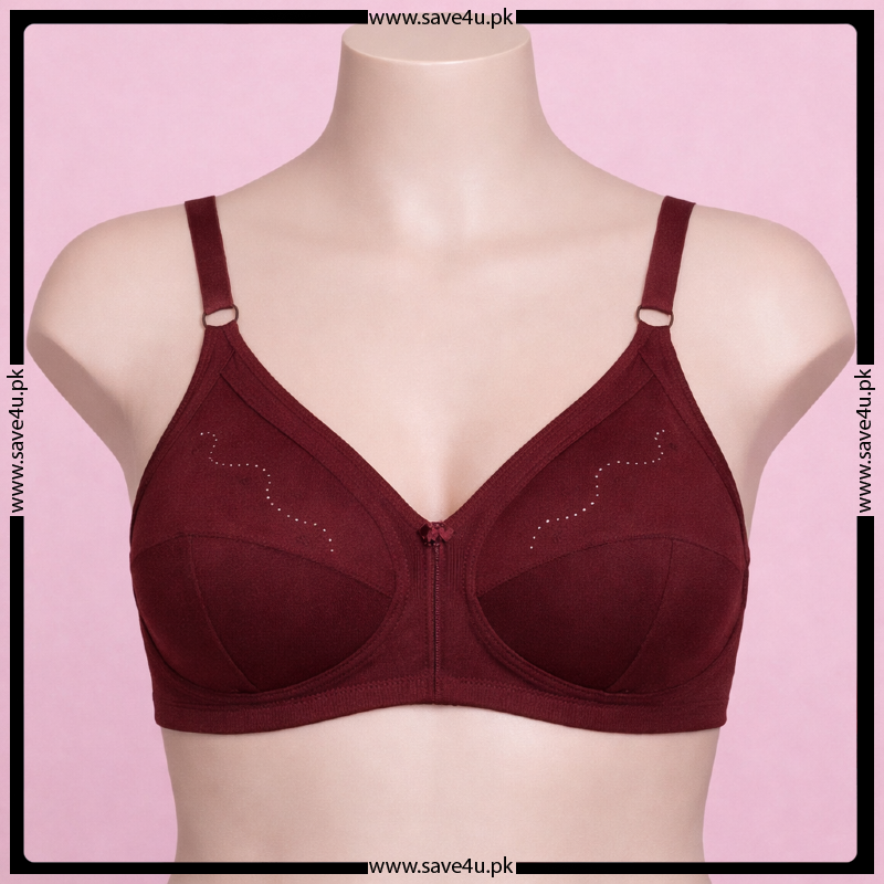 Ladies Full Coverage Comfortable Cotton Non-Padded Bra