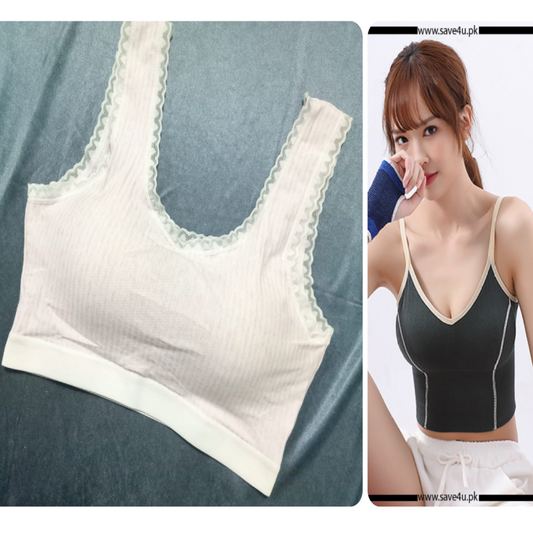 Pack of 2 Thin Padded Wireless Bra