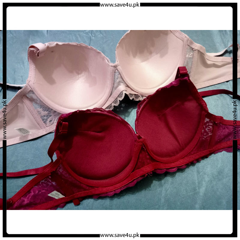 Pack Of 2 Lace Padded Bra