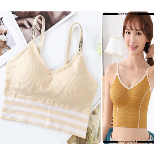 Pack of 2 Thin Padded Wireless Bra