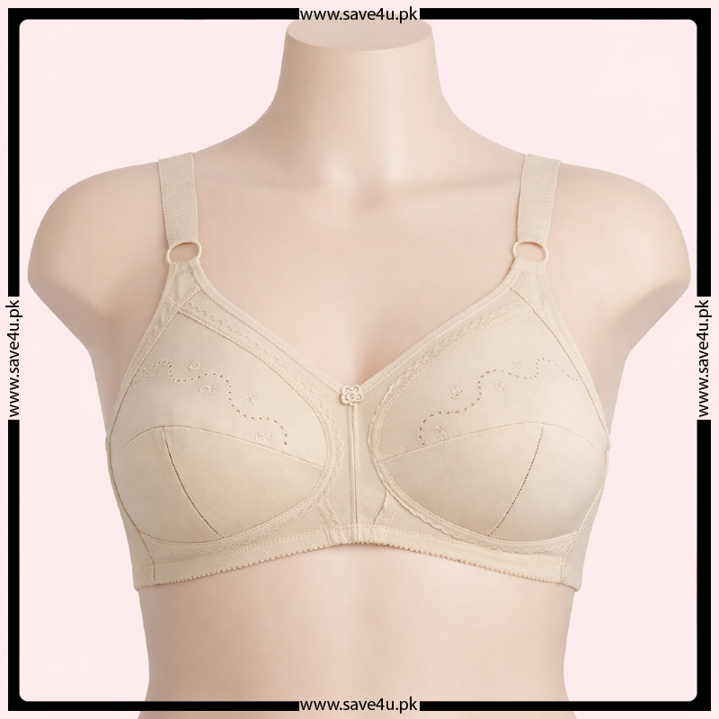 Ladies Full Coverage Comfortable Cotton Non-Padded Bra