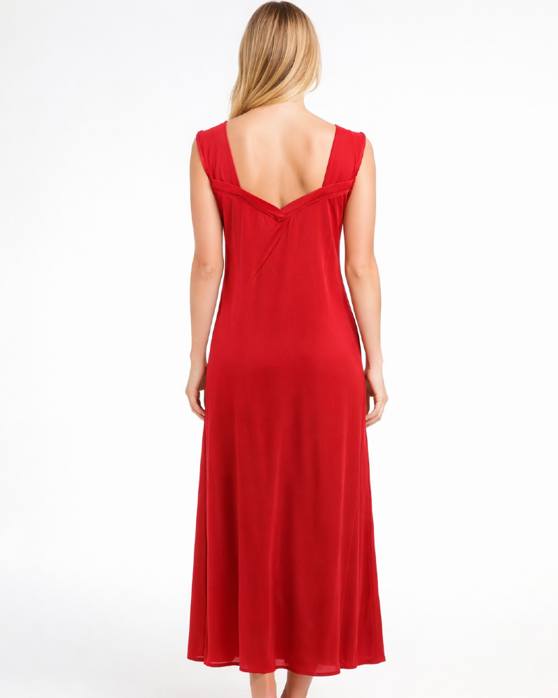 Women's Lingerie Nightgown Satin Slip Nightwear