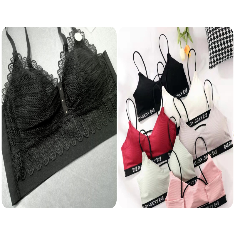 Pack of 2 Thin Padded Wireless Bra