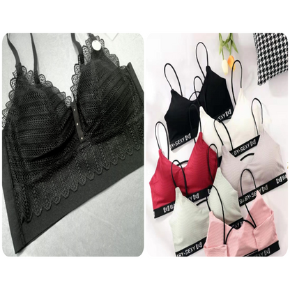 Pack of 2 Thin Padded Wireless Bra