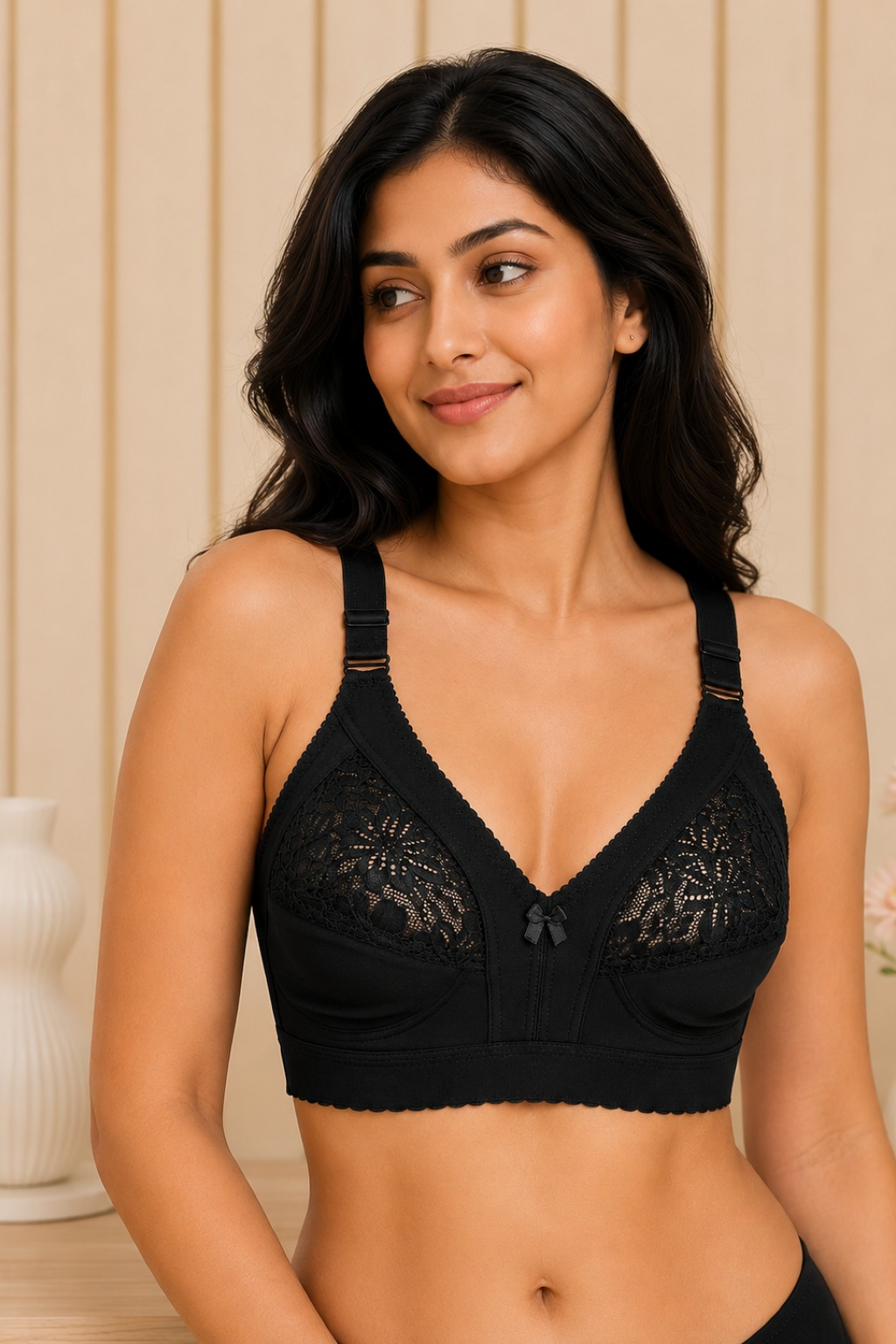 Midnight Grace Full Coverage Lace Support Bra