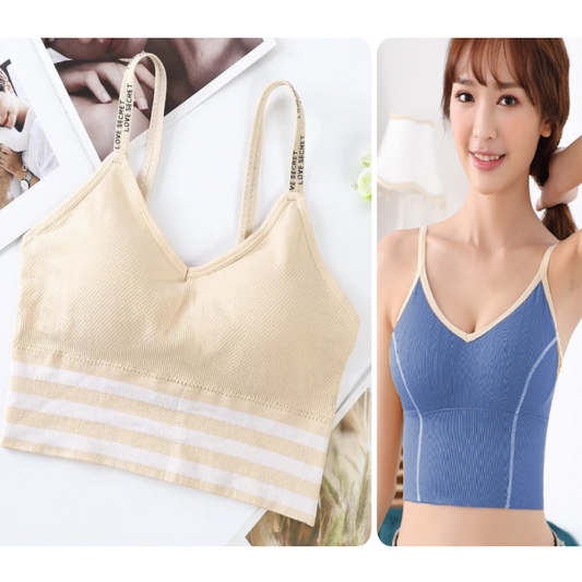Pack of 2 Thin Padded Wireless Bra