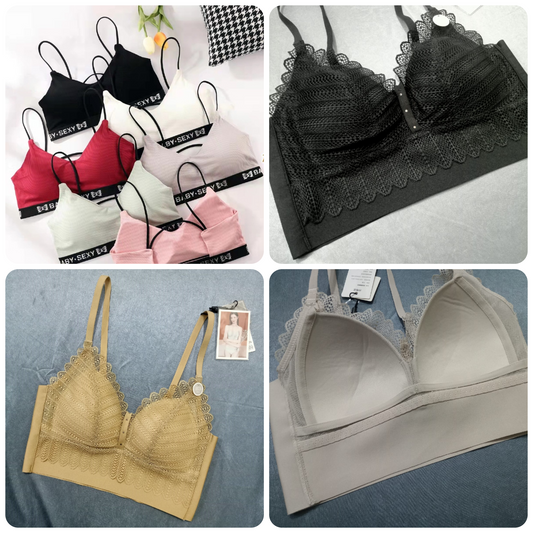 Pack of 2 Thin Padded Wireless Bra