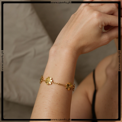 Gold Color Imported Chain Bracelet