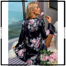 Load image into Gallery viewer, Luxurious Silky Printed Lingerie for Your Honeymoon
