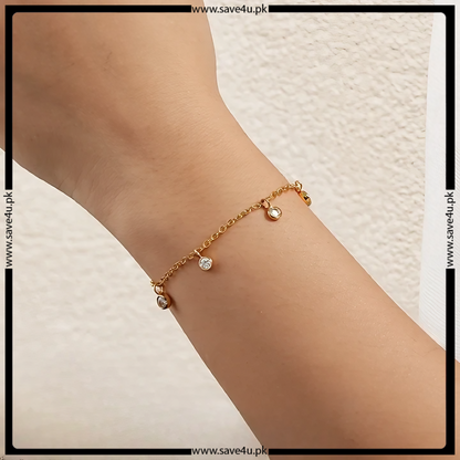 Gold Color Imported Chain Bracelet