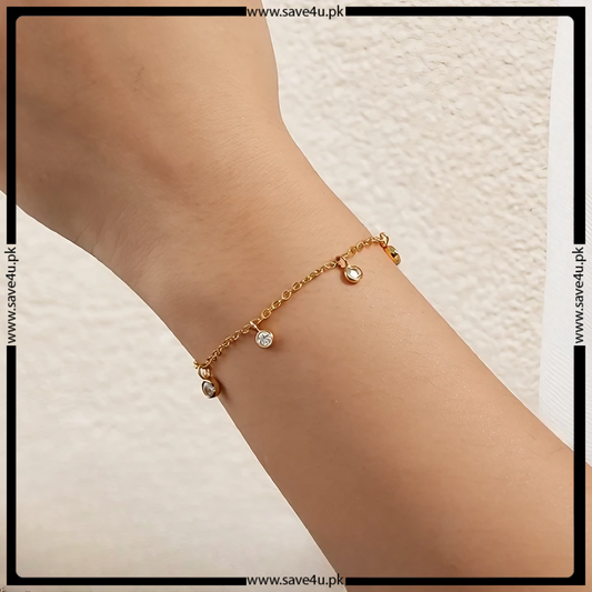 Gold Color Imported Chain Bracelet